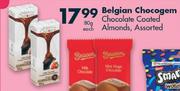Belgian Chocolate Coated Almonds Assorted-80g Each
