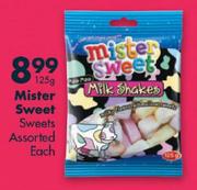 Mister Sweet Sweets Assorted-125g Each