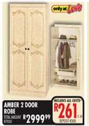 Amber 2 Door Robe