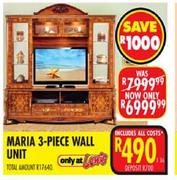 Maria 3-Piece Wall Unit