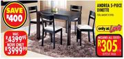 Andrea 5-Piece Dinette