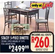 Stacey 5-Piece Dinette
