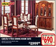 Carlita 9-Piece Dining Room Suite