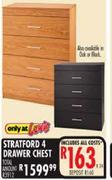 Stratford 4 Drawer Chest
