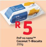 PnP No Name Coconut T-Biscuits-200g