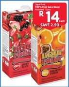 Liqui-Fruit 100% Fruit Juice Blend Assorted-1L Each