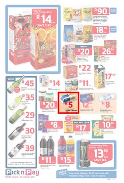 Pick N Pay Western Cape : One Billion Rand (7 Jan - 19 Jan 2014), page 5