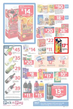 Pick N Pay Western Cape : One Billion Rand (7 Jan - 19 Jan 2014), page 5