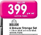 Bigjim 6 Drawer Storage Set-Per Set