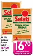 Selati Golden Brown Sugar-10x2kg