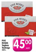 Five Roses Tagless Teabags-200's Each