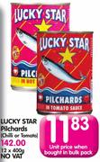 Lucky Star Pilchards (Tomato Or Chilli)-12x400g