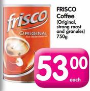 Frisco Coffee (Original Strong Roast And Granules)-750g