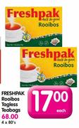 Freshpak Rooibos Tagless Teabags-4x80's