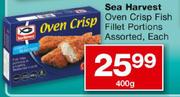 Sea Harvest Oven Crisp Fish Fillet Portions Assorted-400g Each
