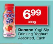 Danone Yogi Sip Drinking Yoghurt Assorted-300g Each