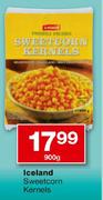 Iceland Sweetcorn Kernels-900g