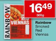 Rainbow Smoked Red Viennas-500g