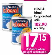 Nestle Ideal Evaporated Milk-6x380g