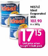 Nestle Ideal Evaporated Milk-6x380g