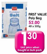 First Value Poly Bag-40x500g