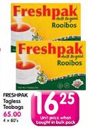 Freshpak Tagless Teabags-4x80's