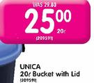 Unica 20L Bucket With Lid