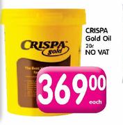 Crispa Gold Oil 20L NO Vat