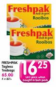 Freshpak Tagless Teabags-4X80's