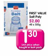 First Value Salt Polly-40x500g.