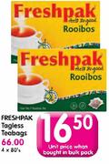 Freashpack Tagless Teabags-4x80's.