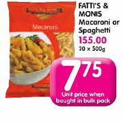 Fatti's & Monis Macaroni Or Spaghetti-20x500g.