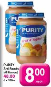 Purity 3rd Foods(All Flavours)-6x200ml