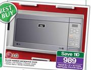 LG 28Ltr Silver Mirror Microwave Oven MS2843GARS