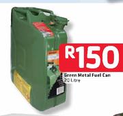 Green Metal Fuel Can-20 Litre