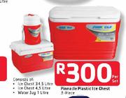 Pinnacle Plastic Ice Chest 3-Piece-Per Set