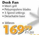 Desk Fan FT1201 300mm