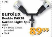 Eurolux Double PAR38 Garden Light Spike O28B