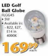 Ellies LED Golf Ball Globe FLGG45
