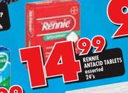Rennie Antacid Tablets Assorted-24's