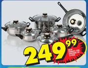 Value Stainless Steel Cookware Set-12 Piece