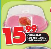 Cutting Edge Cake And Cookies Saver Assorted-Each