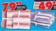 Gradient Bubbles Towel Set 3 Pack Assorted-Each
