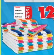 Cabana Stripe Guest Towel