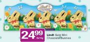 Lindt Gold Mini Chocolate Bunnies-5x10g