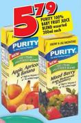 Purity 100% Baby Fruit Juice Blend Assorted-200ml Each