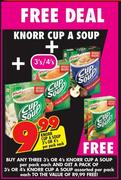 Knorr Cup A Soup-3's Or 4's Per Pack Each