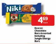 Beacon Chocolate Bars Assorted Including Jungle Energy Bars Each