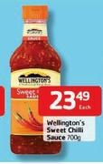 Wellington's-Sweet Chilli Sauce-700gm Each