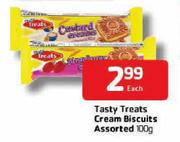 Tasty Treats Cream Biscuits-100gm Each